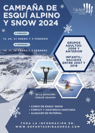 Cursos de esquí alpino y snow organizados por la Comarca de la Ribagorza