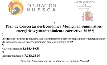Imagen Plan de Concertación Económica Municipal. Suministros energéticos y...